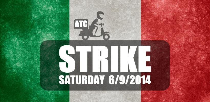 ATC Strike In Italy On Saturday